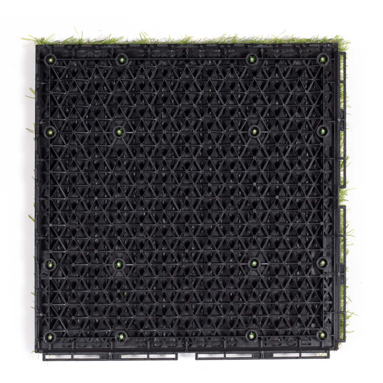 Pack 9 Baldosas Césped Artificial Clickgreen 30x30 Cm