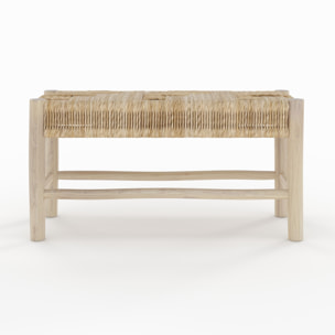 Banc 2 places en branche de teck - Popa