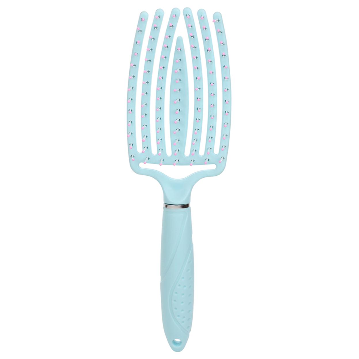 Brosse cheveux dmlante bleue