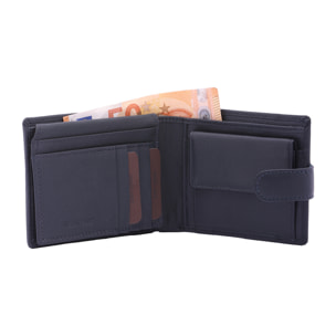 Portafoglio  da uomo In Vera pelle Made in Italy 9,5x12x2,5 cm
