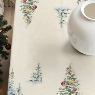 Nappe Anti-tâches Toucher du Tissu Christmas Landscape