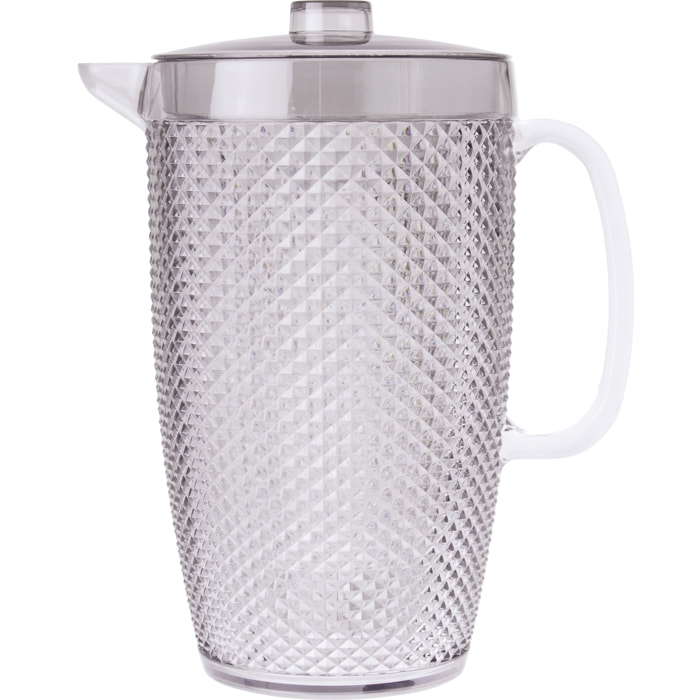 Brocca 2,5 L Excelsa – Diamond, Plastica Argentato