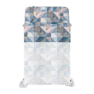 COMPLETO LETTO RIVER SINGOLO SEPIK BLUE