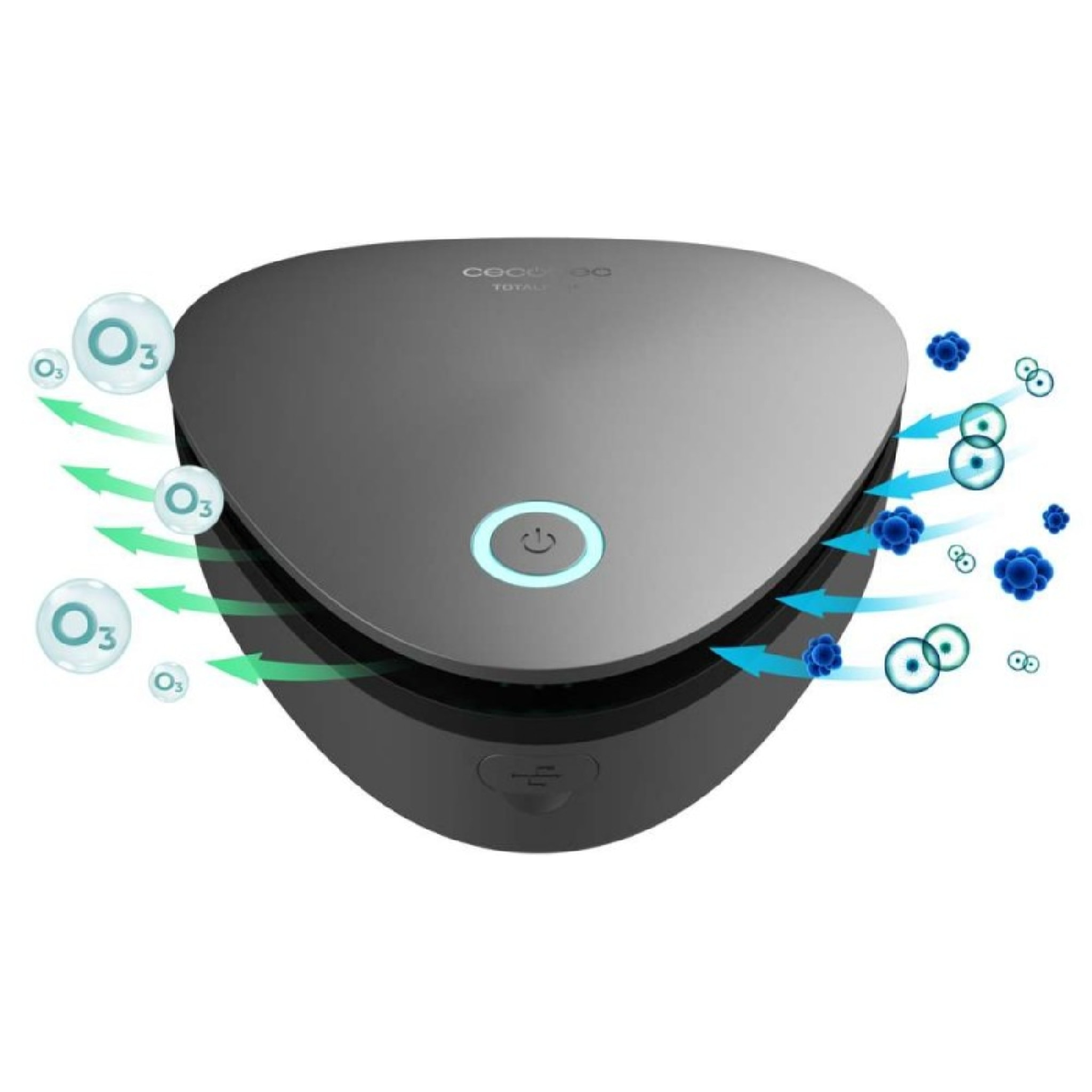 Cecotec Générateur d'ozone TotalPure 1050 Ozone Portable