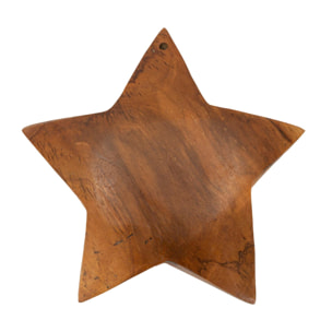 DECORAZIONE BINTANG DA APP.IN TEAK RIC. CMØ19X5 MIN2(PEZZI UNICI-NON RIP. IN SER