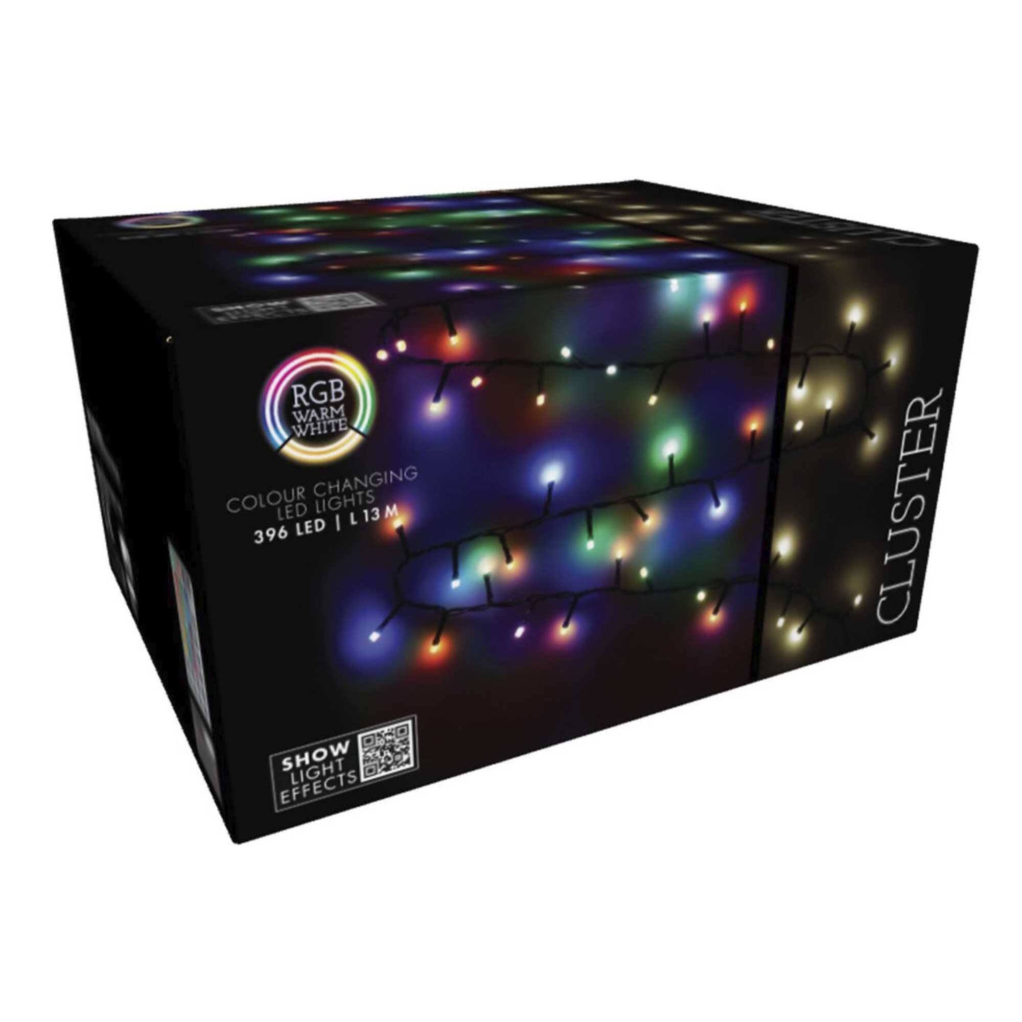 conjunto de luces snake con 396 led rgb con control remoto - 13 metros de longitud