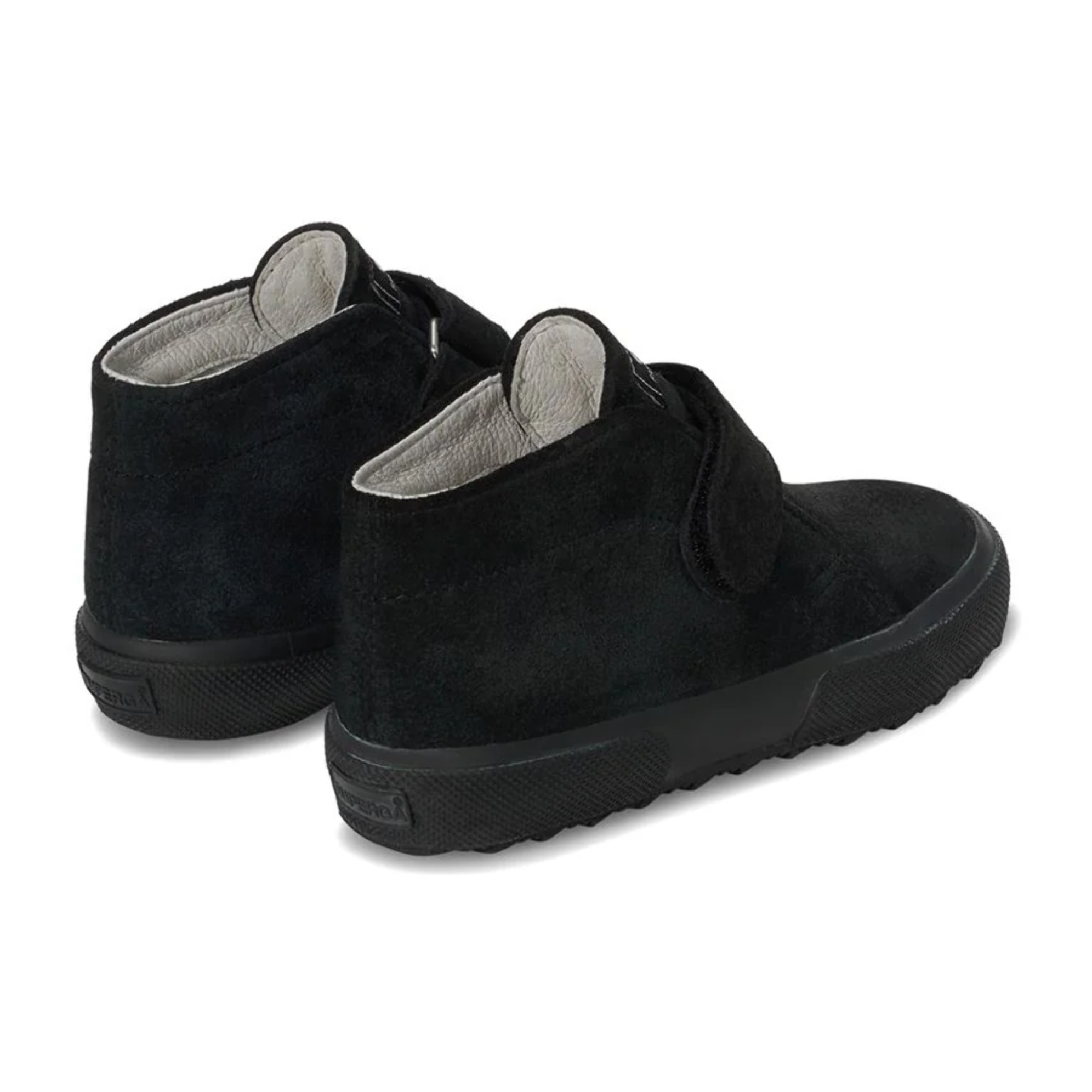 Superga - Stivaletti Bambino Nero - 2173 Kids Strap Suede