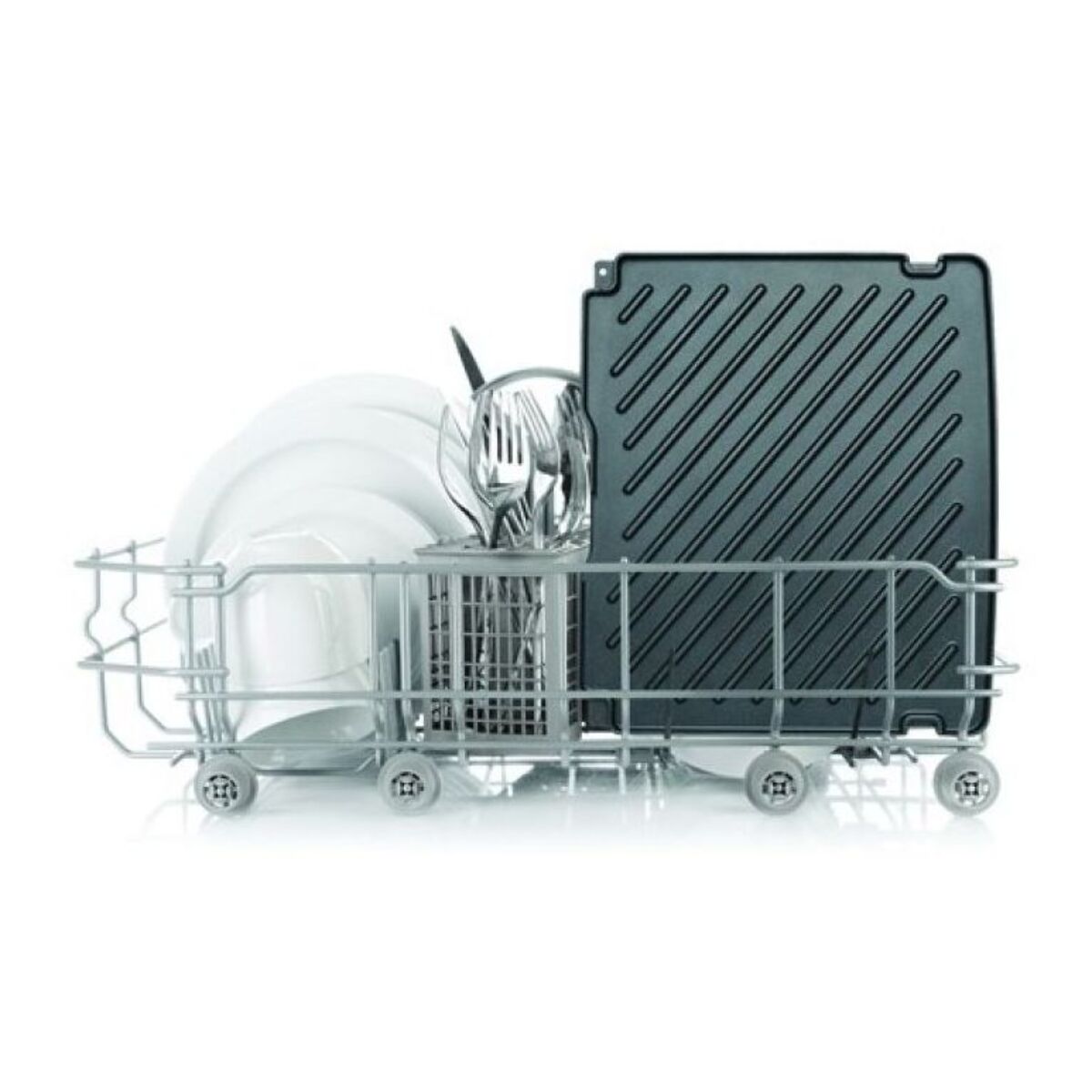 Grille-viande SAGE APPLIANCES SGR700BSS4EEU1 inox 2 zones de cuisson, plaques amovibles, 33x25 cm