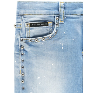 PHILIPP PLEIN Denim Skirt