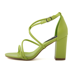 Sandali con tacco Donna Verde