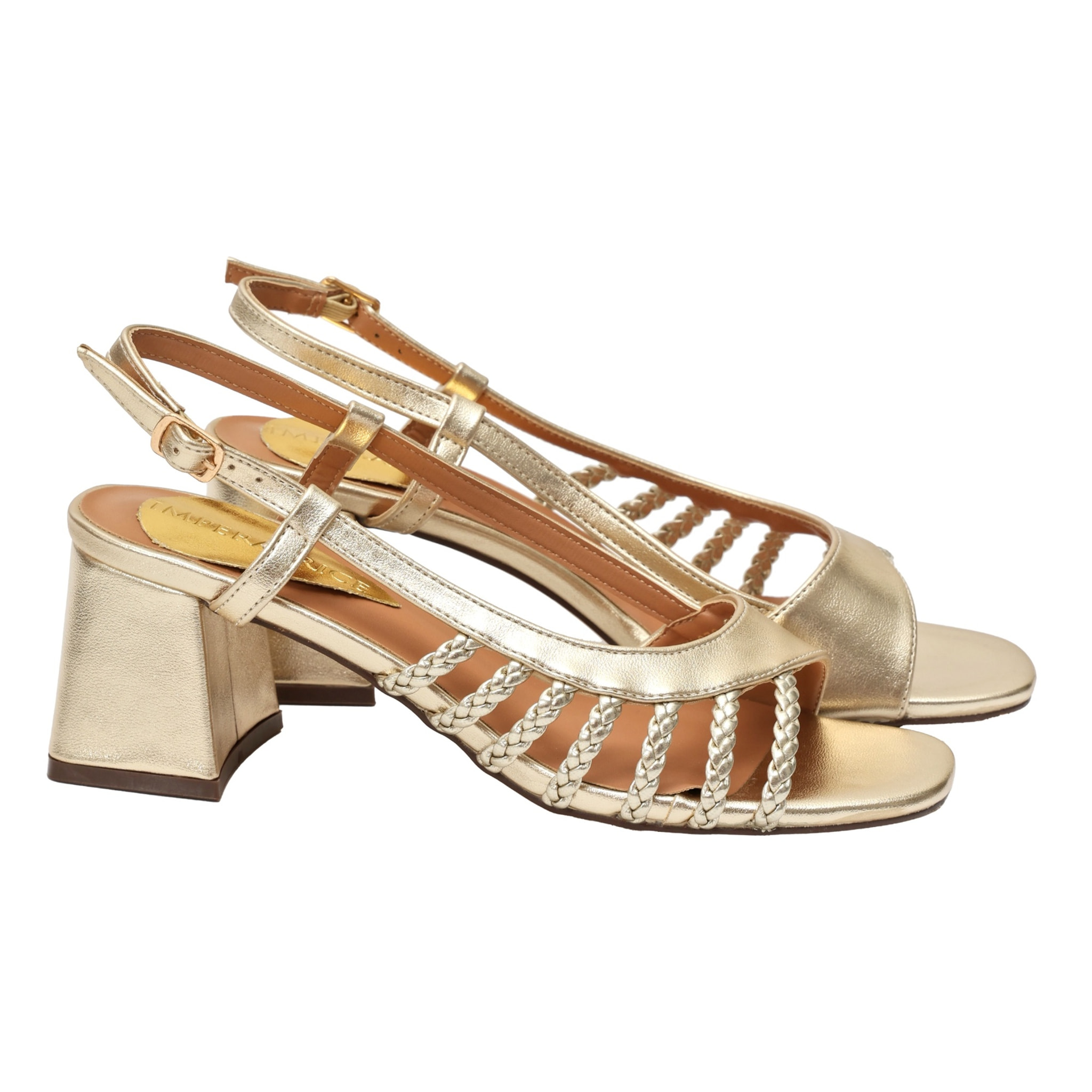 Sandali cinturino regolabile - tacco 7,5 cm