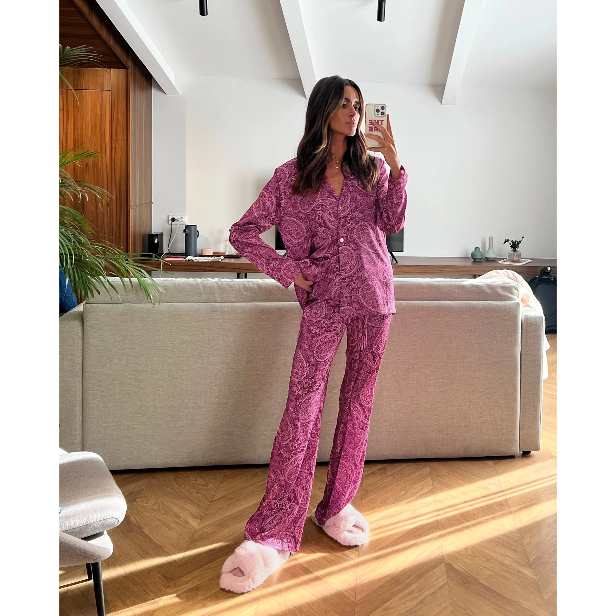 Camisa Manga Larga de Pijama