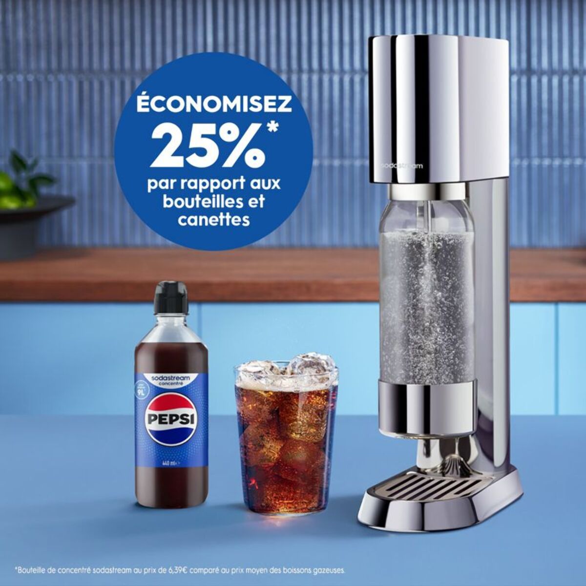 Concentré SODASTREAM PEPSI 440ml