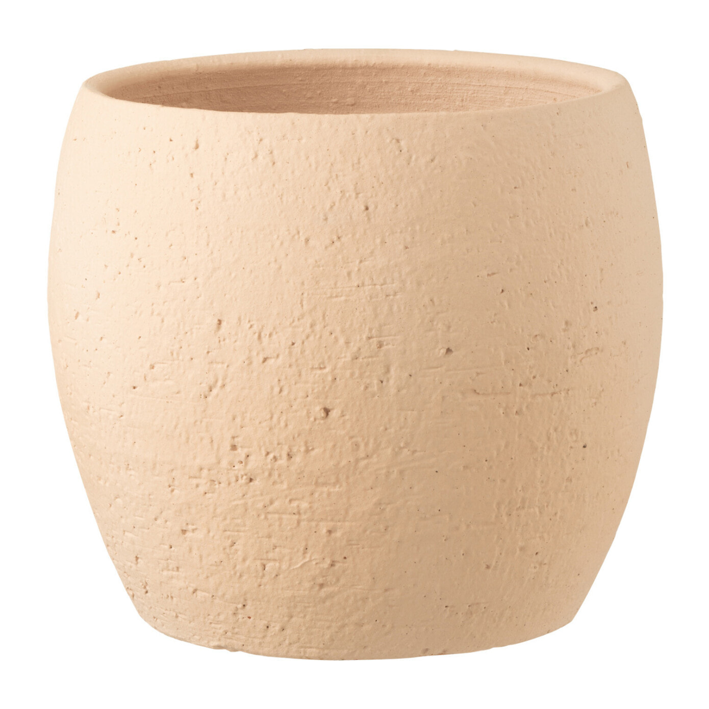 J-Line cache-pot Enya - céramique - beige - extra large - Ø 28 cm