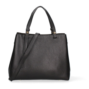 Borsa a mano da donna Made in Italy - Modello Novara Ultra - 100% pelle - 28.0 x 21.0 x 12.0 cm