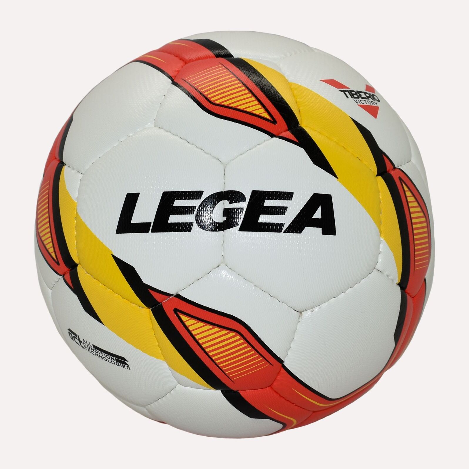 Pallone da calcio TIBERIO VICTORY bianco rosso