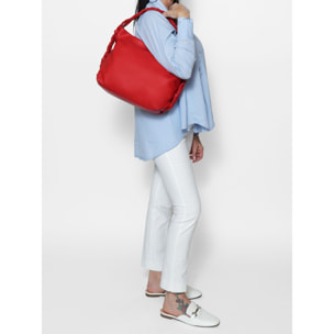 Borsa a spalla da donna - Modello Umbria - Vera pelle - 31.0 x 26.0 x 12.0 cm