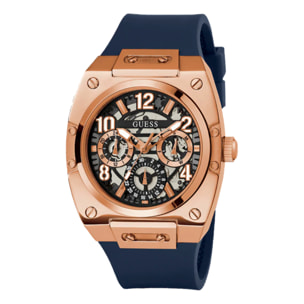 Reloj Guess GW0569G3 Hombre Analogico Cuarzo con Correa de Silicona