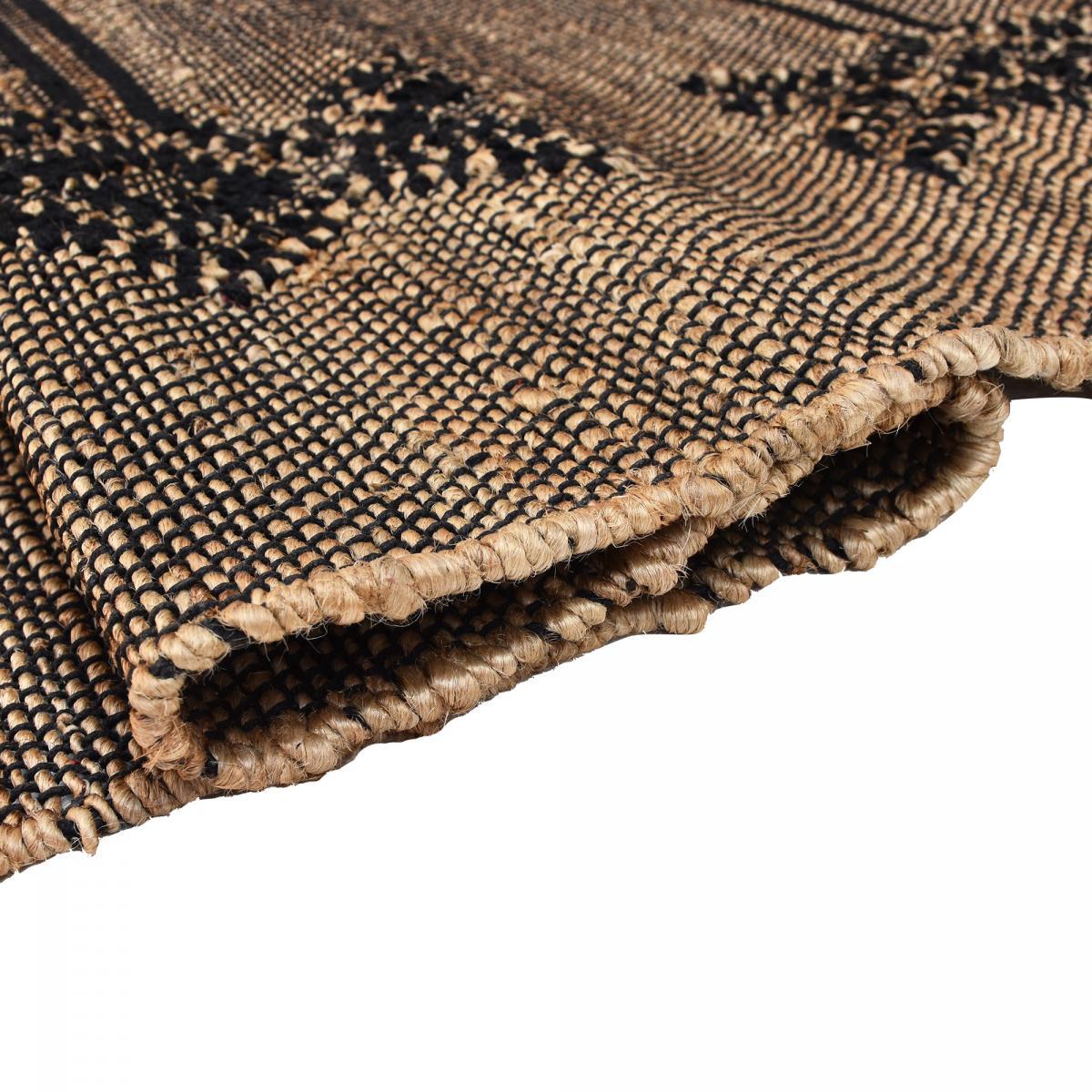 Tapis artisanal Sere, tapis kilim en jute