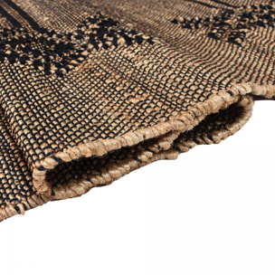 Tapis artisanal Sere, tapis kilim en jute