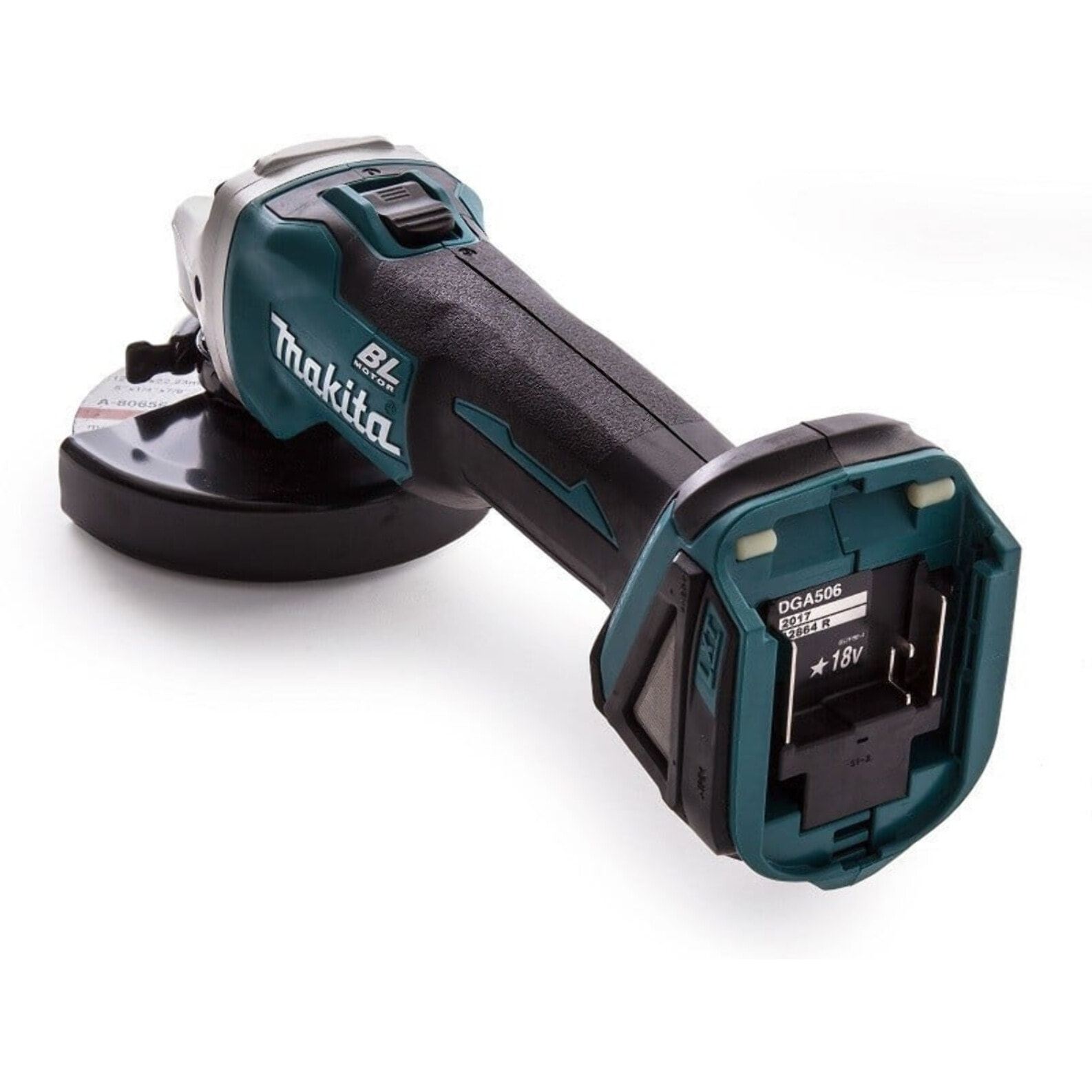 Amoladora MAKITA 18V Li-Ion Ø125mm - Sin batería ni cargador - DGA506Z