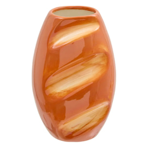 Vase baguette ne céramique  Fra H.19,5cm marron
