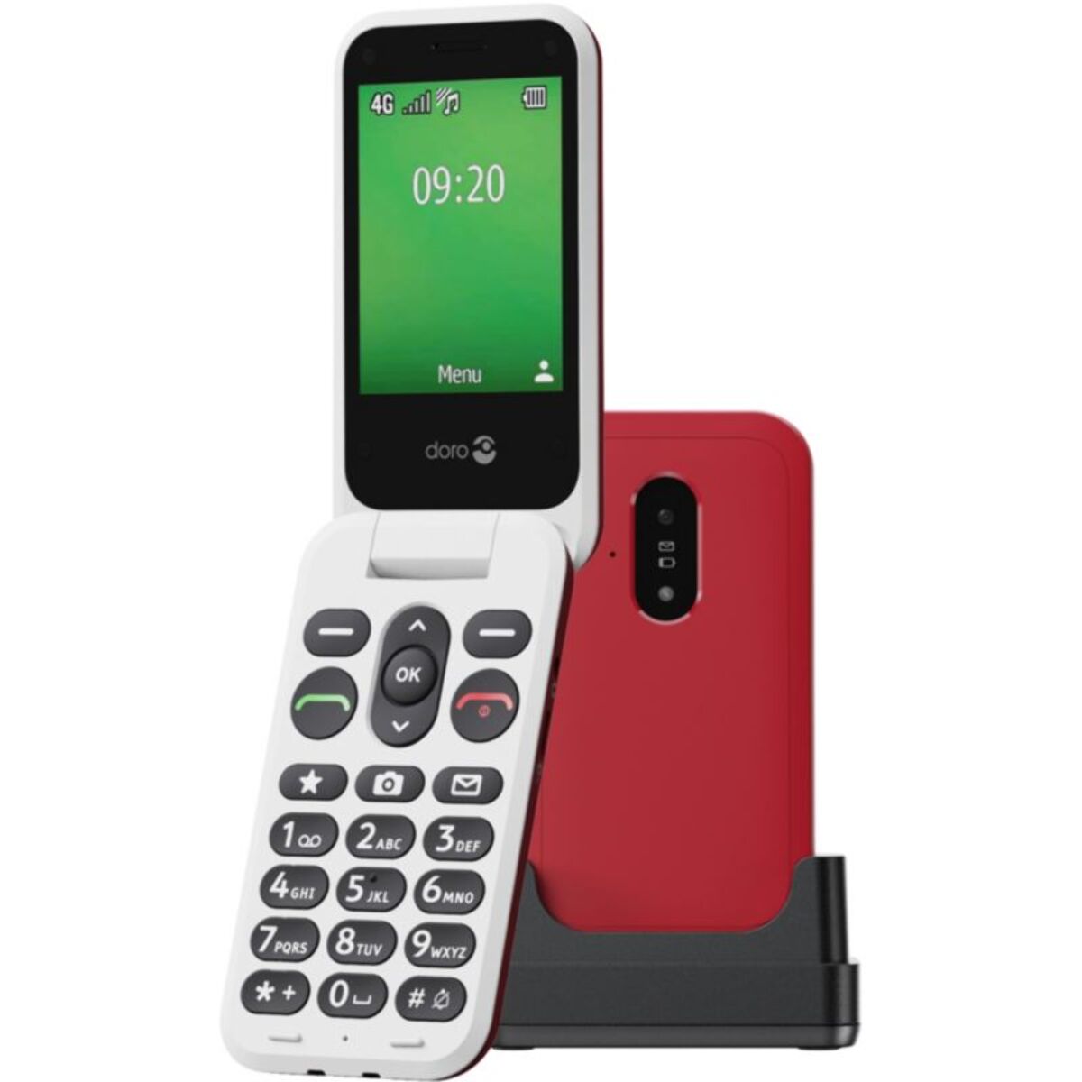 Téléphone portable DORO Leva E22 Rouge