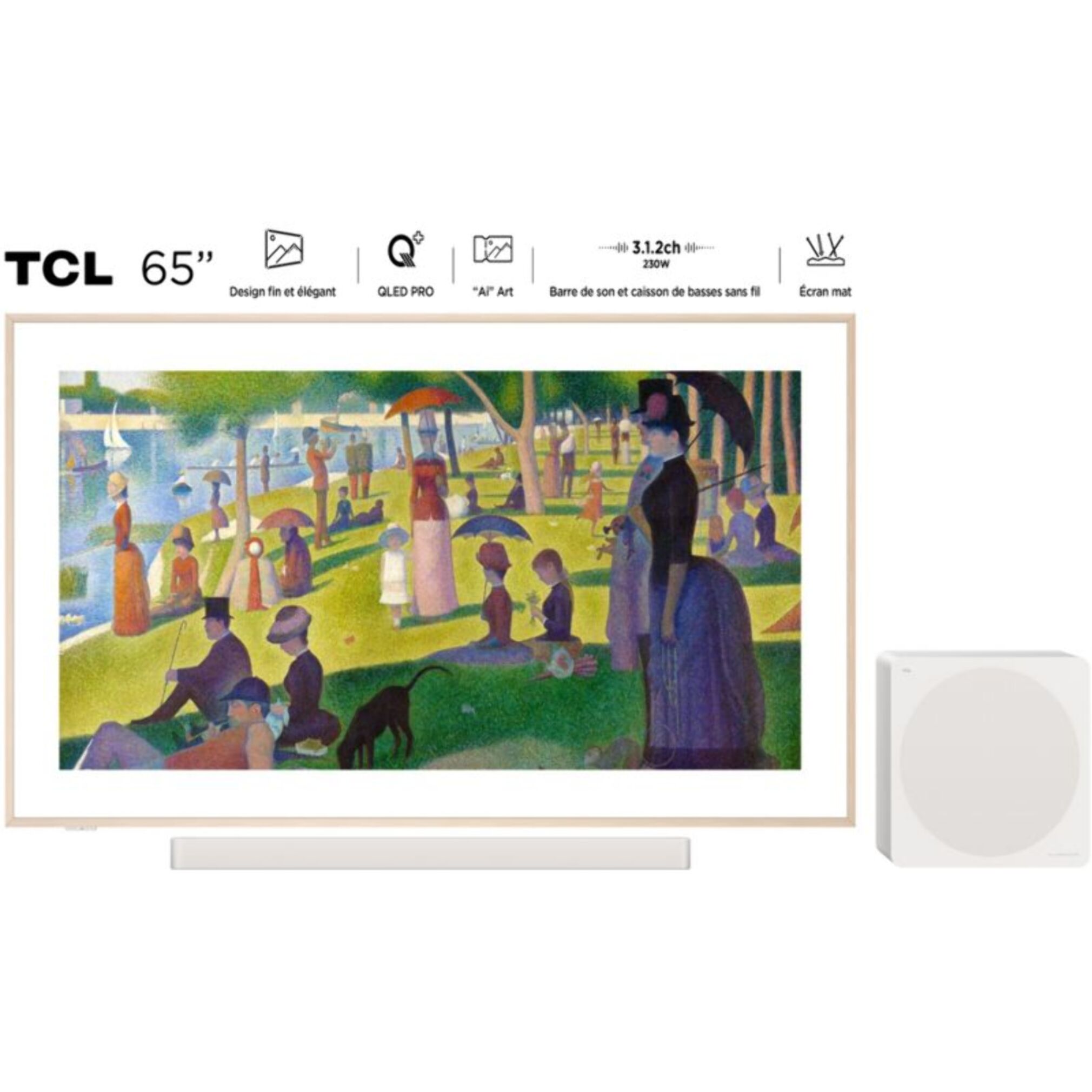 TV QLED TCL NXTFRAME 65A300 PRO 2024