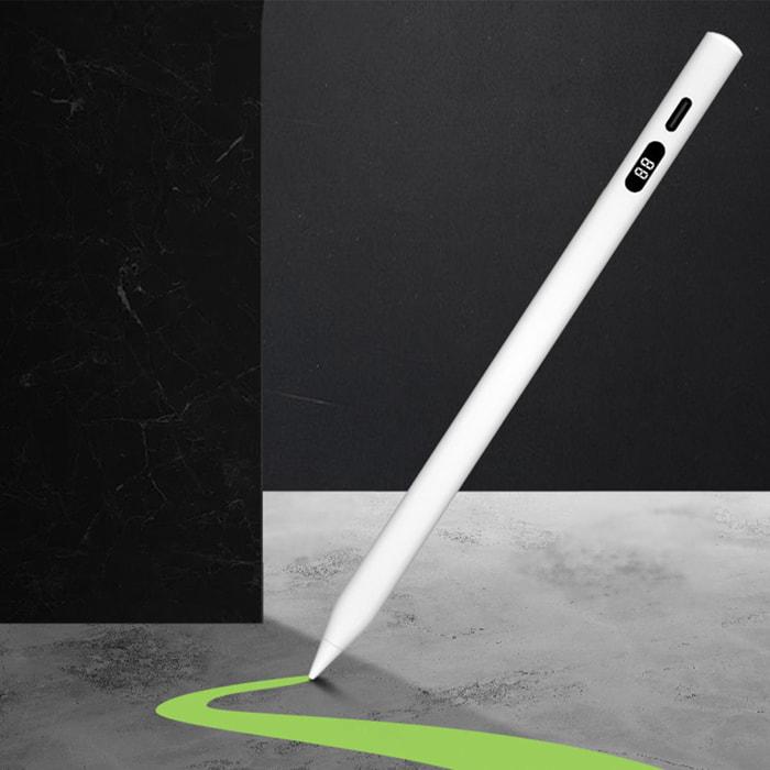 Pencil Pen para iPad. Con display, diseño ergonómico exclusivo triangular.