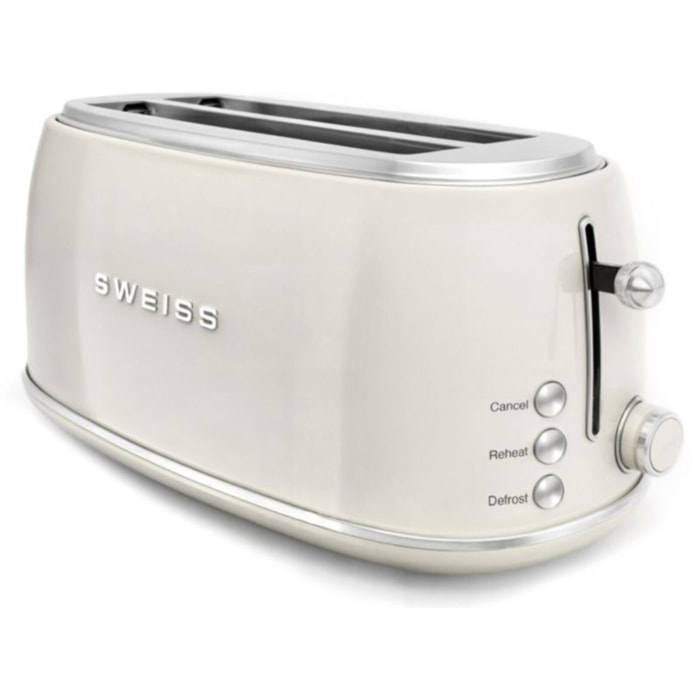 Grille-pain SWEISS baguette vintage beige GRV8