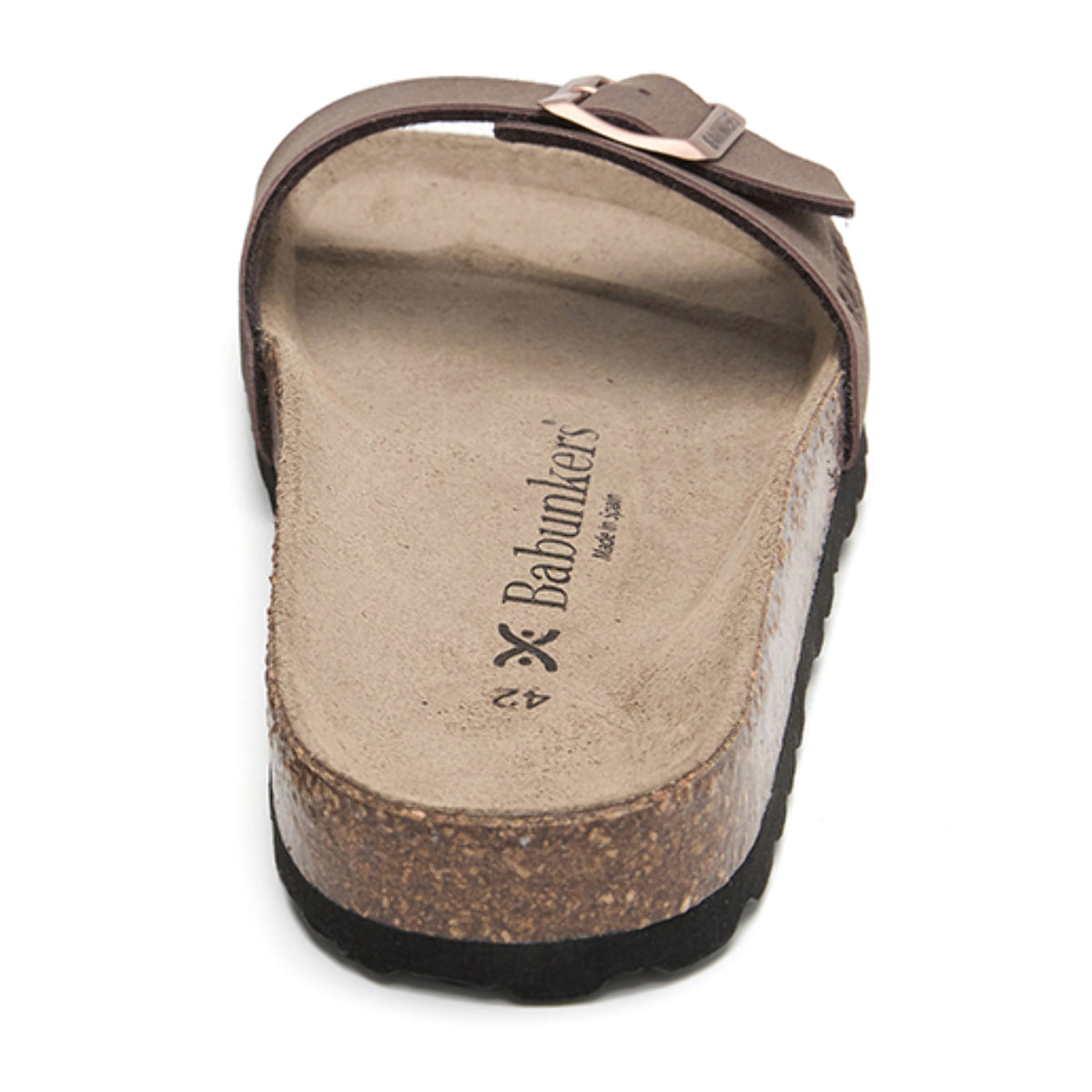 SANDALIA BABUNKERS MARRON