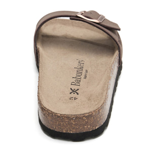 SANDALIA BABUNKERS MARRON