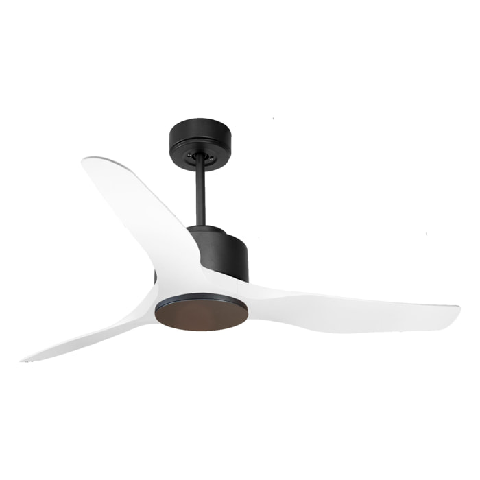 Ventilateur de plafond ø127 cm avec Wifi Réversible Hypersilence 40   W Noir