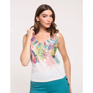 Camiseta Tirantes Blanco - Leajula