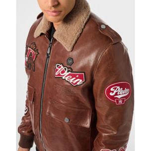 PHILIPP PLEIN Chaqueta de cuero