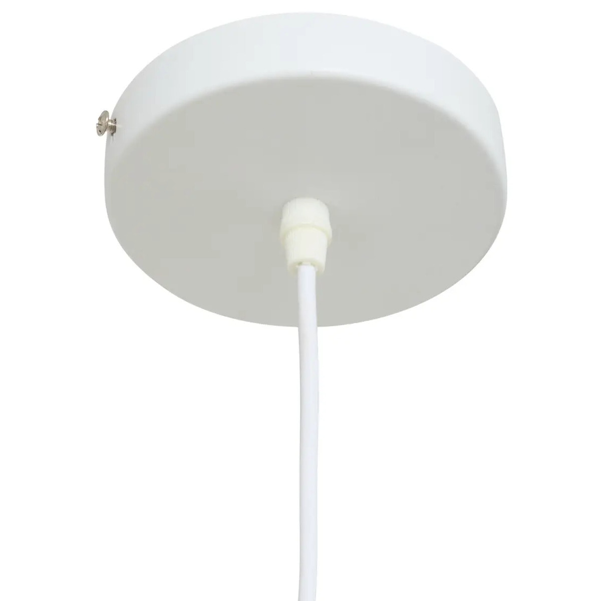 Suspension Nika ronde D.45cm blanc
