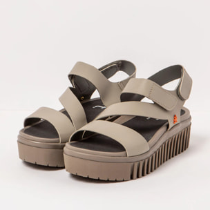 Sandalia de cuña 1573 NAPPA SESAME/BRIGHTON color Sesame