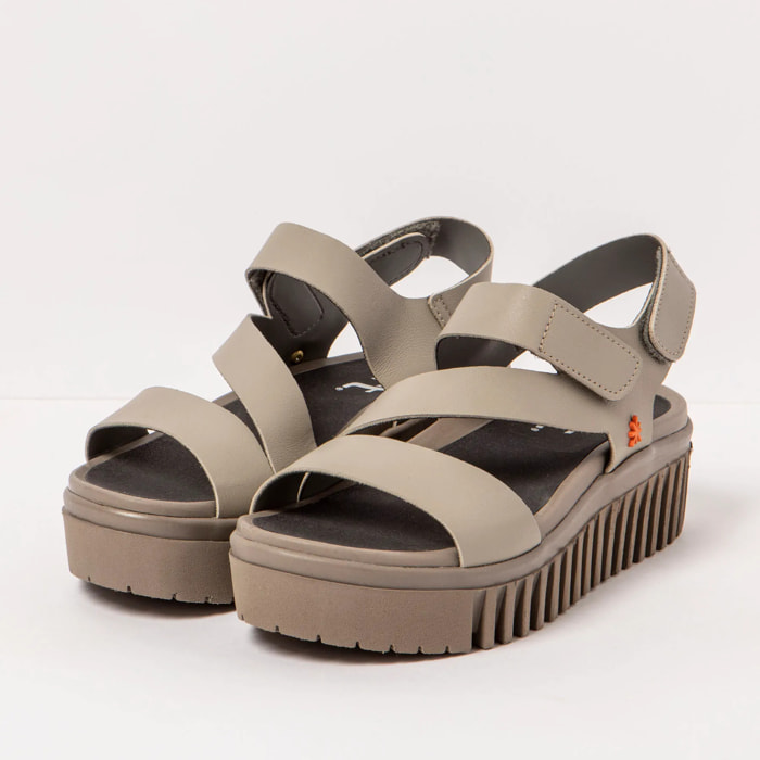 Sandalia de cuña 1573 NAPPA SESAME/BRIGHTON color Sesame