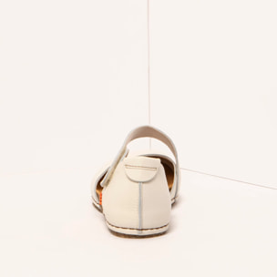 Sandalias 0384 NAPPA CREAM/ CRETA color Cream