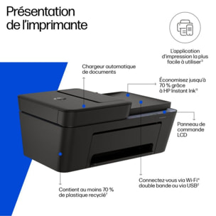 Imprimante jet d'encre HP DeskJet 4330 éligible Instant Ink
