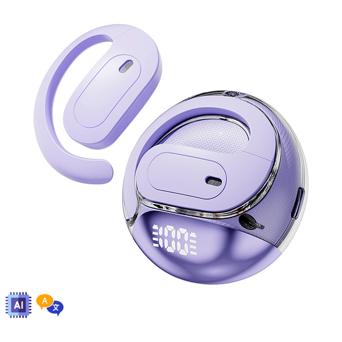 M112 Auriculares Bluetooth 5.4. Sonido panorámico ACS con traductor AI.