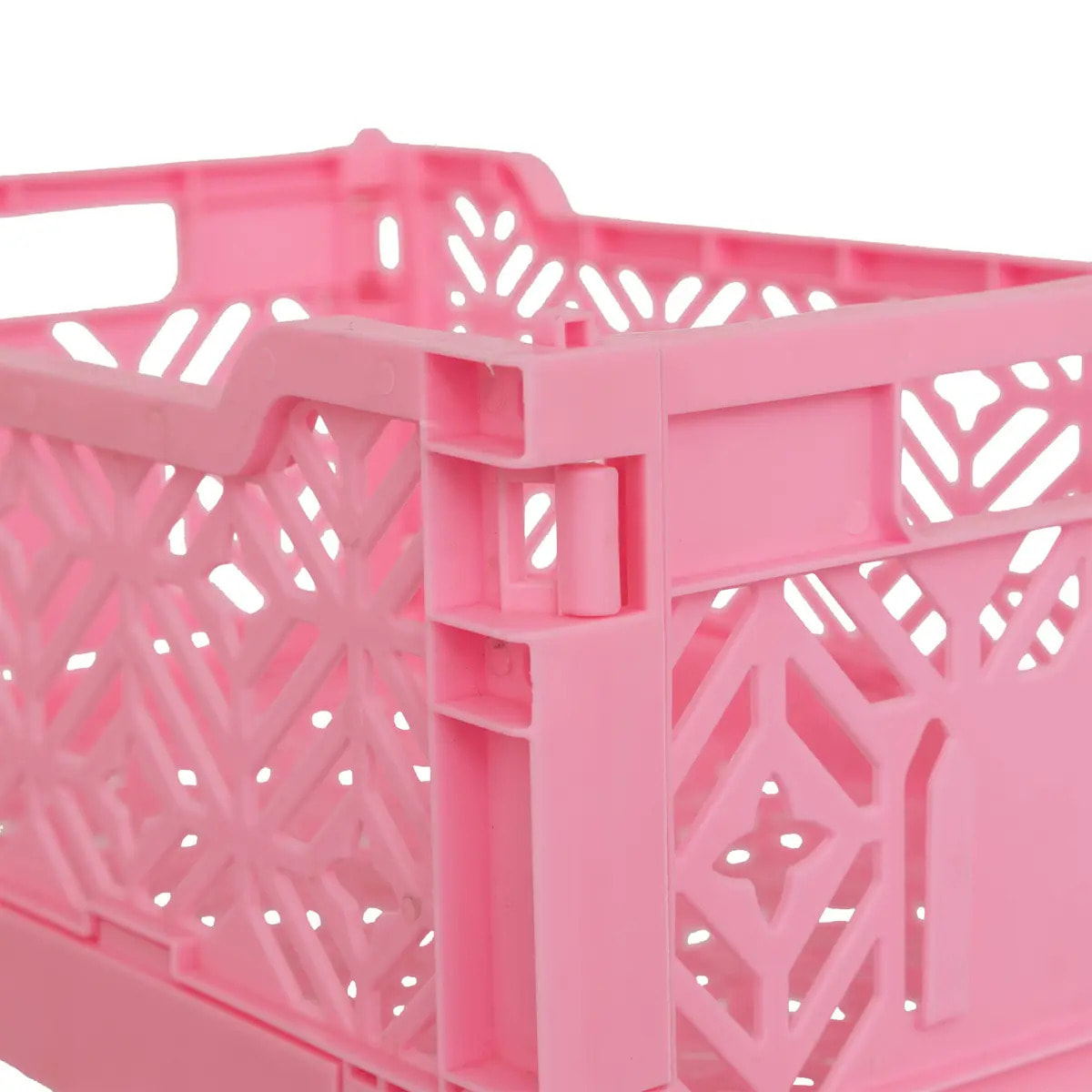 Cagette pliante "Arry" rose 31x20x11,5cm