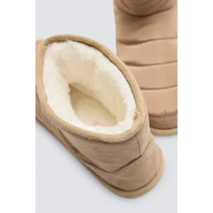 Stivali da casa imbottiti con fodera in pelliccia