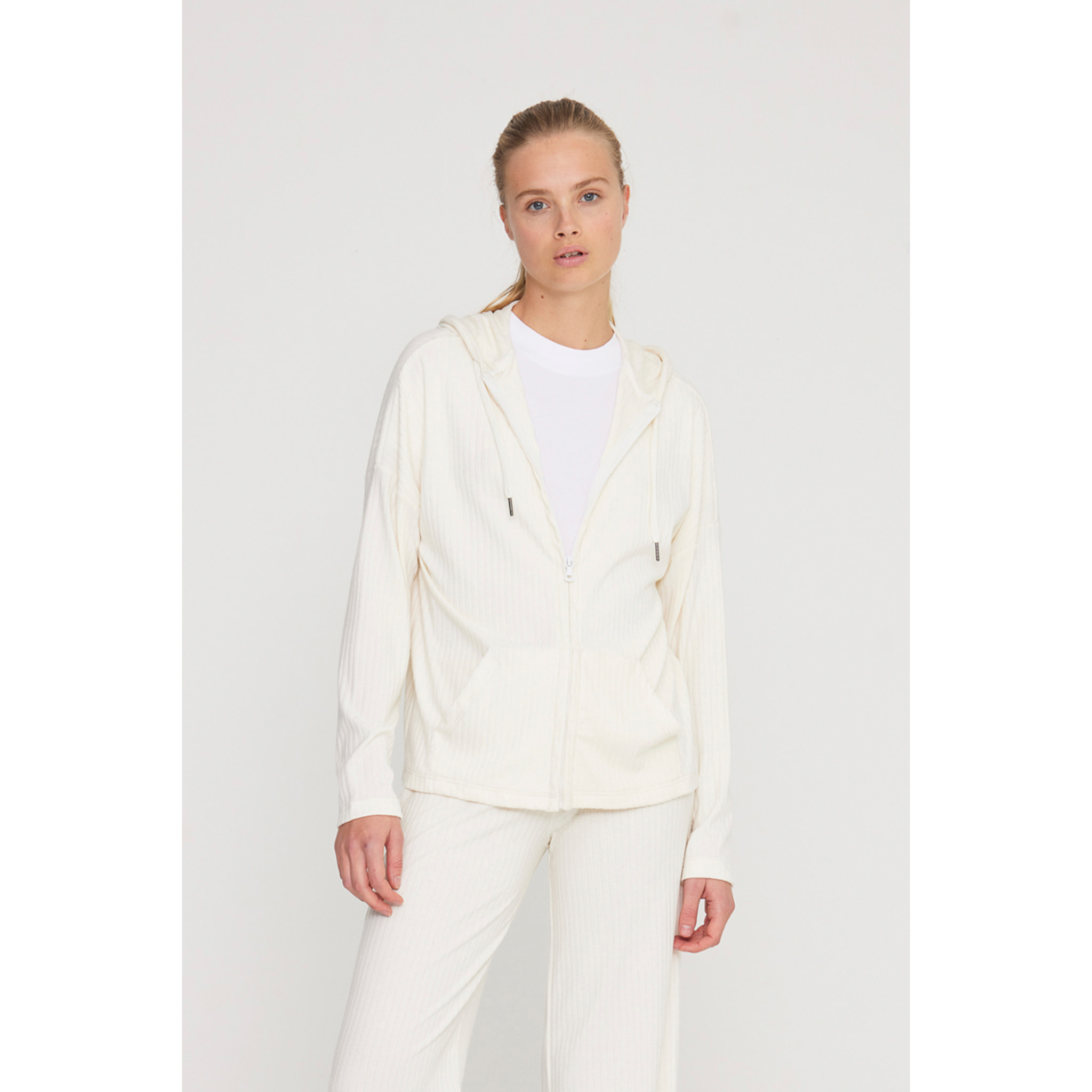 Completo loungewear donna dora in maglina a coste Noidinotte