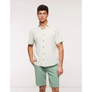 Camisa Manga Corta Verde - Tamesis