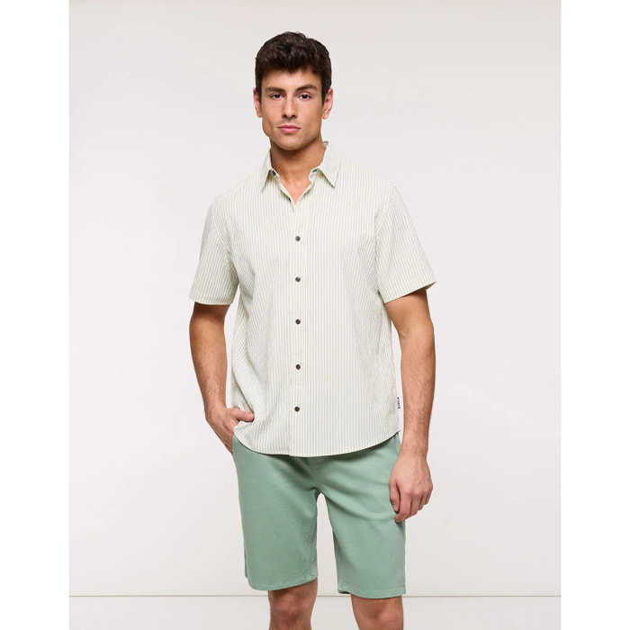 Camisa Manga Corta Verde - Tamesis