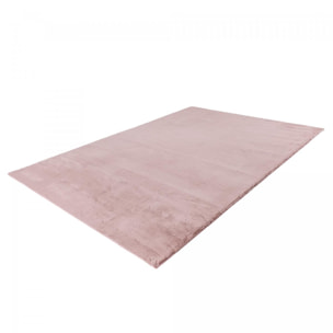 Tapis longs poils shaggy tissé motif uni NUJO