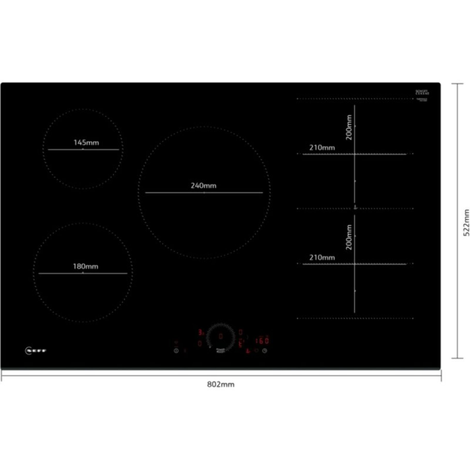 Plaque induction NEFF T68FHV4L0