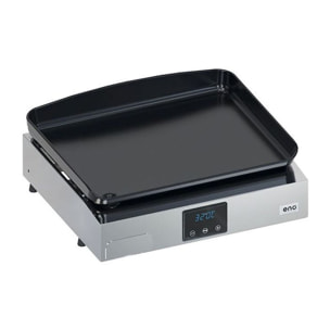 Plancha électrique ENO INITIAL 50 noir gris à poser, 48x38 cm