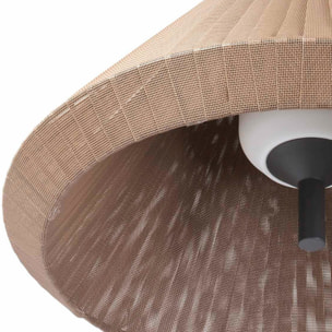 SAIGON OUT Lampe suspension grise/marron T70 cone cap